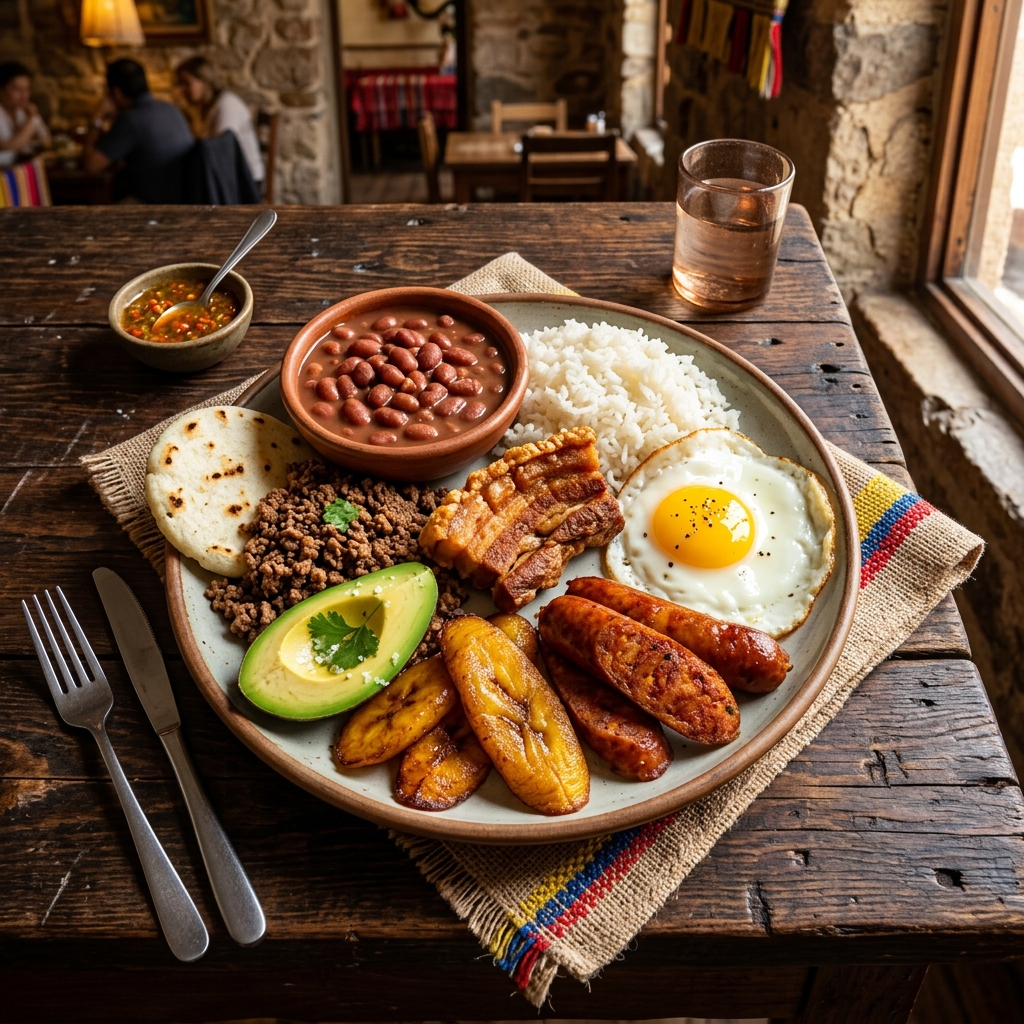Bandeja Paisa colombiana