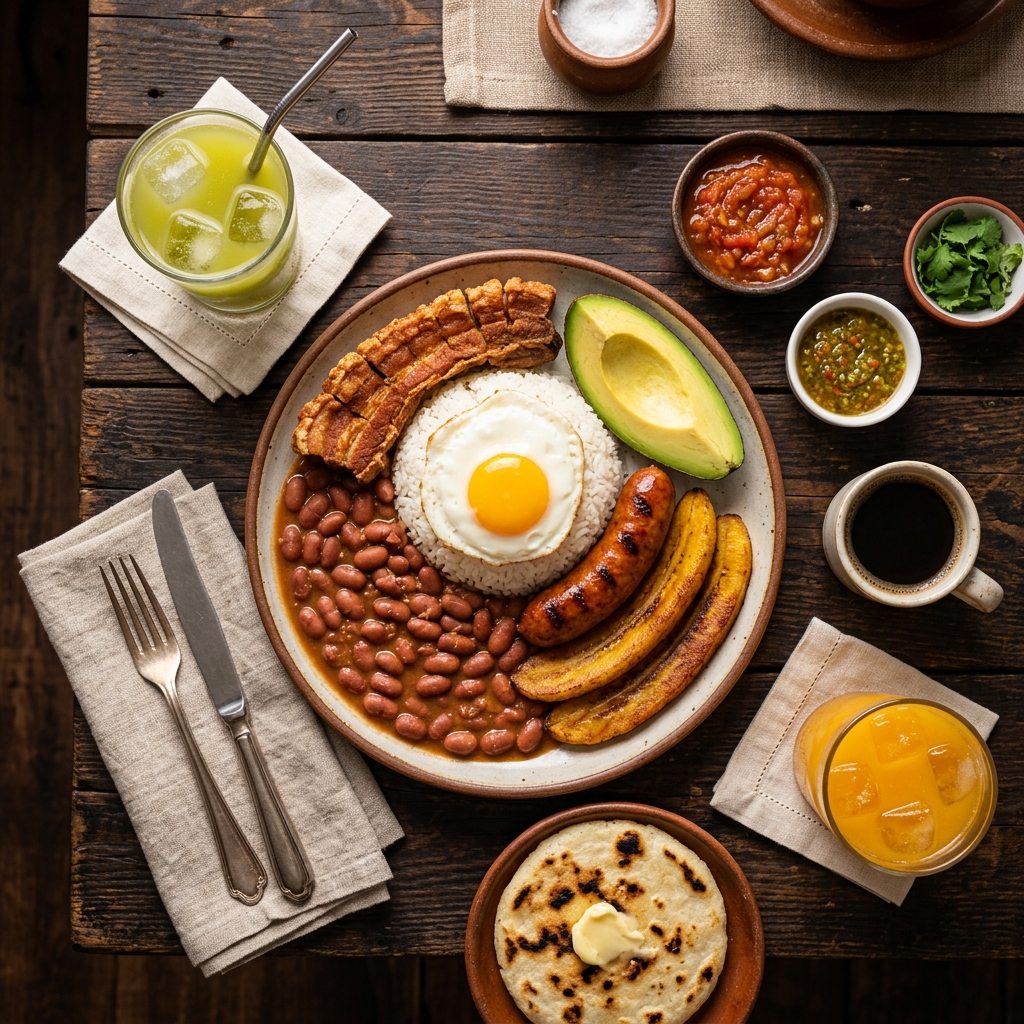 Comida colombiana auténtica