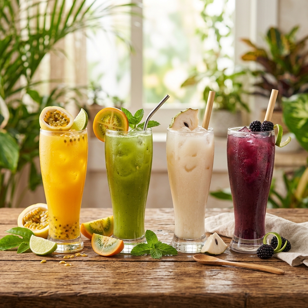 Jugos naturales tropicales